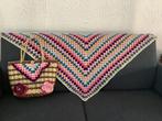Gehaakte Stola , Rieten tas, Omslagdoek, Tas, Ophalen of Verzenden, Nieuw, Haken, Overige typen