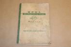Opel Olympia Rekord - Betriebsanleitung - 1958 !!, Ophalen of Verzenden