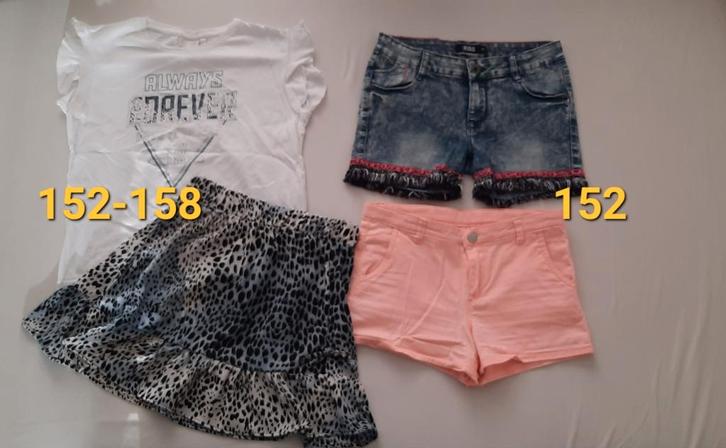 Zomer setje in maat 152-158
2x korte broek- spijkerbroek
1x, Kinderen en Baby's, Kinderkleding | Maat 152, Zo goed als nieuw, Meisje