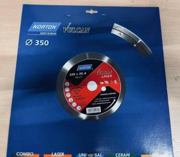 NIEUW: NORTON diamantschijf slijpschijf 350 x 25,4 cm 6-stuk beschikbaar voor biedingen