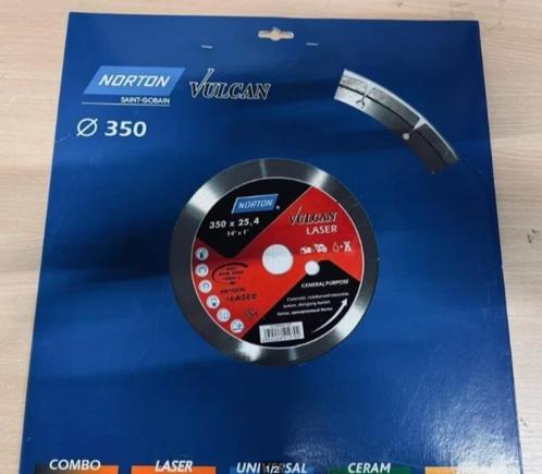 NIEUW: NORTON diamantschijf slijpschijf 350 x 25,4 cm 6-stuk, Doe-het-zelf en Verbouw, Gereedschap | Slijpmachines, Nieuw, Haakse handslijpmachine