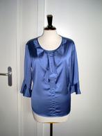 RIVERWOODS blouse top met ruche en flared mouw mt. M, Kleding | Dames, Maat 38/40 (M), Zo goed als nieuw, Lange mouw, Riverwoods