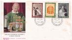 Kavel va-01 first Day Cover Vaticaanstad met naam paus, Ophalen of Verzenden, Onbeschreven, Europa