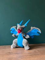Pokémon knuffel Charizard X (Mega Charizard, blauw/grijs), Ophalen of Verzenden, Zo goed als nieuw, Overige typen