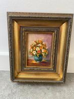 Olieverfschilderij met bloemen – gesigneerd O. Lormans, Ophalen of Verzenden