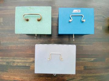 Vintage Geldkistjes - Set van 3 beschikbaar voor biedingen