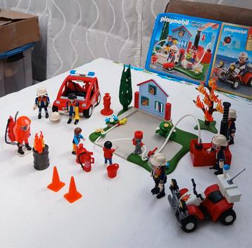 Playmobil 5169/5367, Brandweerinterventie met uitbreidingen beschikbaar voor biedingen