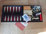 Vintage spelletjes/ spellen set. Schaken, domino, backgammon, Hobby en Vrije tijd, Gezelschapsspellen | Bordspellen, Ophalen of Verzenden