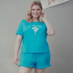 Dames shortama Nieuw  maat 48-50, Ophalen of Verzenden, Nieuw, Blauw