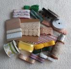 Kant, satijn lint, biesband, smal en breed., Hobby en Vrije tijd, Naaien en Fournituren, Ophalen of Verzenden, Zo goed als nieuw