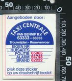 Sticker: Taxi Centrale Van Gennip, Overige typen, Ophalen of Verzenden, Zo goed als nieuw