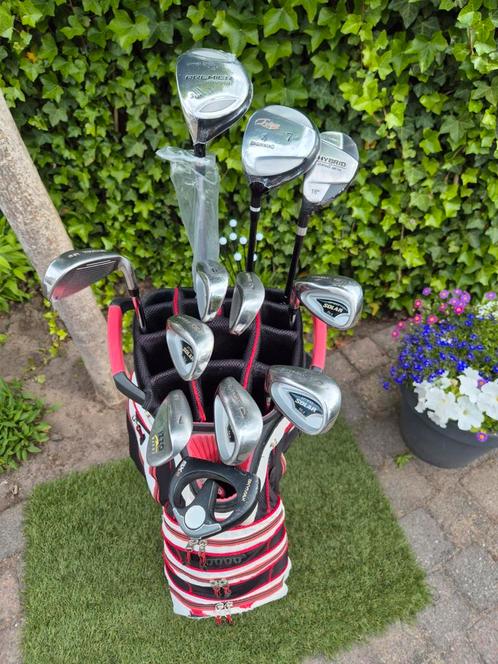 Linkshandige Skymax heren golfset met golftas, Sport en Fitness, Golf, Gebruikt, Set, Overige merken, Ophalen