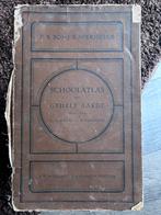 Schoolatlas der Gehele Aarde (1936) Bos, P. R. & Niermeyer, Gelezen, Overige atlassen, Ophalen of Verzenden, Wereld