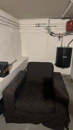 Comfortabele eenpersoons zitbank, Ophalen, Gebruikt, Stof, 75 tot 100 cm