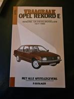 Vraagbaak Opel record E, Ophalen of Verzenden