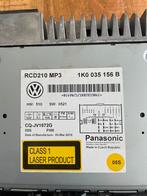 VW RCD210 MP3 Autoradio 1K0 035 156 B - Getest, Auto diversen, Autoradio's, Ophalen of Verzenden, Zo goed als nieuw