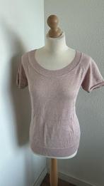 King Louie maat L roze glitter top tshirt 849, Maat 42/44 (L), Ophalen of Verzenden, Zo goed als nieuw, Korte mouw