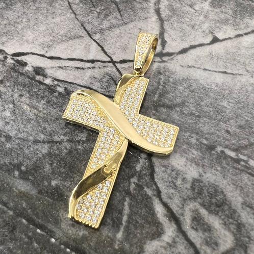 14 karaat gouden kruis kettinghanger, Sieraden, Tassen en Uiterlijk, Kettinghangers, Nieuw, Goud, Ophalen of Verzenden