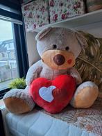 Knuffelbeer beer hart valentijn, Verzamelen, Ophalen, Zo goed als nieuw, Stoffen beer, Overige merken