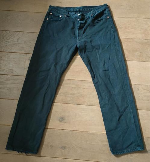 Levis denim zwart 501 size 38/32, Kleding | Heren, Spijkerbroeken en Jeans, Zo goed als nieuw, W32 (confectie 46) of kleiner, Zwart