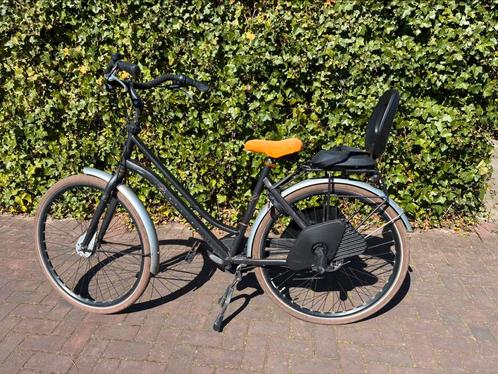 Cortina mamafiets + achterzitje 7 versnel - 28 inch- maat 51, Fietsen en Brommers, Fietsen | Dames | Omafietsen, Gebruikt, 50 tot 53 cm