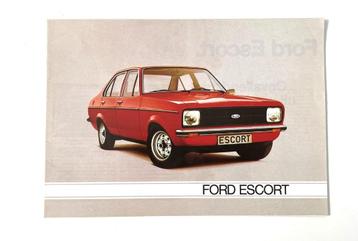 Ford Escort folder - 1980 beschikbaar voor biedingen