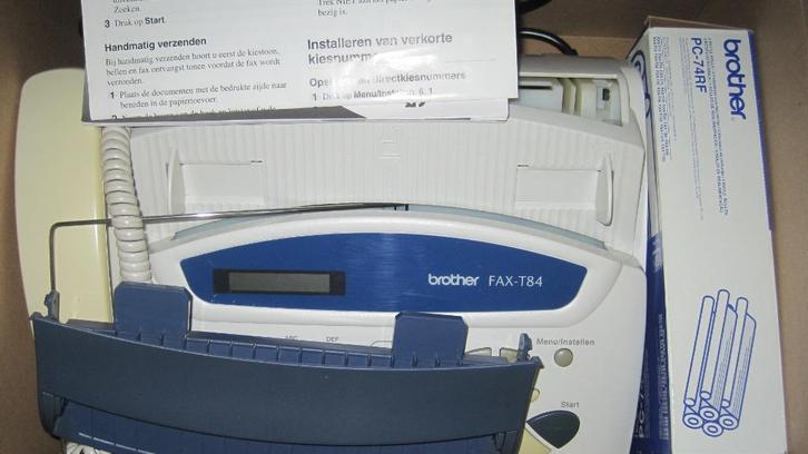 Fax merk Brother type T 84, Telecommunicatie, Faxen, Gebruikt, Fax, Ophalen of Verzenden