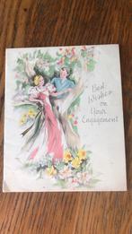 Zeer oude romantische Engelse kaart, Ophalen of Verzenden, Voor 1920, Gelopen, Overige thema's