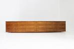 Vintage mid century groot dressoir 1960s, Huis en Inrichting, Kasten | Dressoirs, Ophalen, Vintage, 200 cm of meer, 25 tot 50 cm