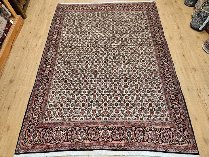 Vintage handgeknoopt perzisch tapijt bidjar 245x174, Huis en Inrichting, Stoffering | Tapijten en Kleden, Gebruikt, 150 tot 200 cm