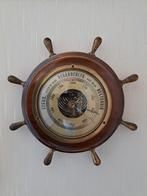Antieke Scheepsrad Barometer - Nautisch Decor, Ophalen