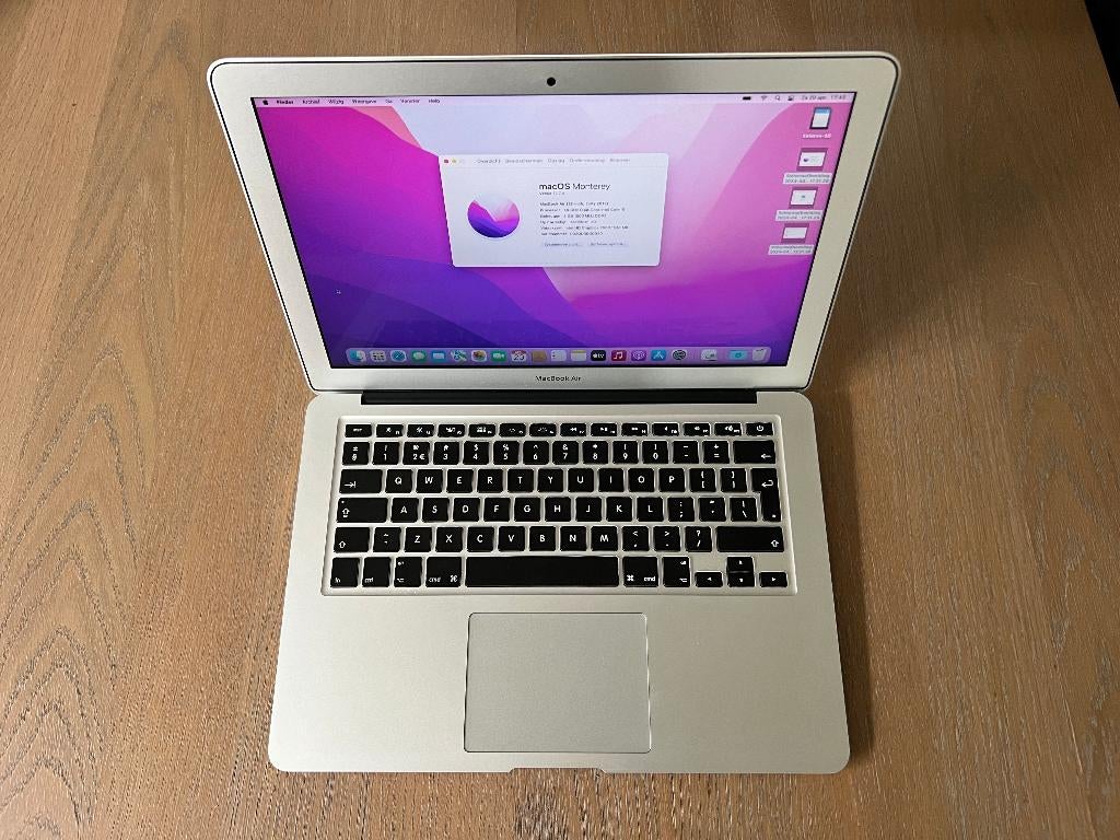 Apple MacBook Air 13 inch 1,6GHz/i5/4GB/128GB., Computers en Software, Apple Macbooks, Qwerty, 13 inch, Minder dan 2 Ghz, Ophalen of Verzenden
