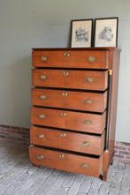 Prachtige antieke eiken houten Empire chiffoniere, ladekast., Antiek en Kunst, Verzenden