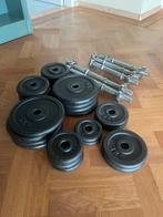 Uitgebreide Halterset fitness, Sport en Fitness, Fitnessmaterialen, Ophalen of Verzenden, Zo goed als nieuw, Halterset