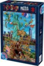 puzzel Vrijheidsbeeld, Ophalen of Verzenden, 500 t/m 1500 stukjes, Zo goed als nieuw, Legpuzzel