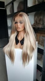 Luxe Lace Pruik: Uitgroei naar Bruin & Blond gemengd - STijl, Ophalen of Verzenden, Nieuw, Pruik of Haarverlenging