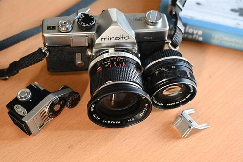 Minolta SR-1 camera + lenzen, Audio, Tv en Foto, Fotocamera's Analoog, Zo goed als nieuw, Spiegelreflex, Minolta, Ophalen of Verzenden