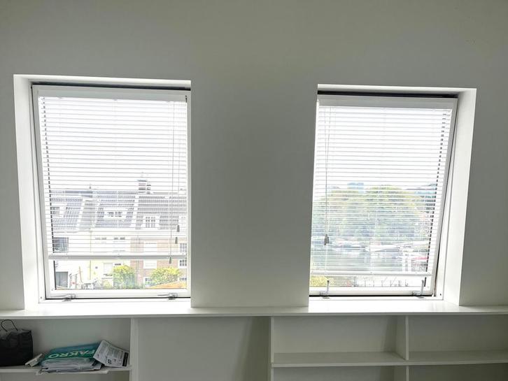 Joezieën voor dakramen of gewone ramen WIT, Huis en Inrichting, Stoffering | Gordijnen en Lamellen, 100 tot 150 cm, 50 tot 100 cm