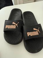 Puma slippers maat 37 zwart met goud, Ophalen, Zo goed als nieuw, Zwart