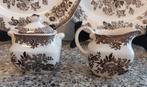 Wedgwood Asiatic Pheasants melkkan en suikerpotje met deksel, Huis en Inrichting, Keuken | Servies, Overige typen, Ophalen of Verzenden