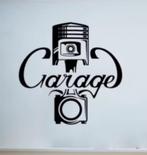 Grote muursticker Garage zwart (70x70cm), Huis en Inrichting, Ophalen of Verzenden, Nieuw