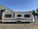 Hobby Prestige 610 UL enkele bedden, Caravans en Kamperen, 2 aparte bedden, Rondzit, Hobby, Schokbreker