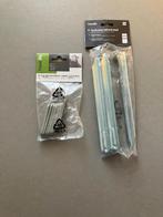 10 metalen tentharingen en elastieken, Ophalen of Verzenden, Nieuw