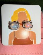 Hello Kitty Sanrio Oorbellen met Opaal, Wit, Nieuw, Ophalen of Verzenden, Met edelsteen