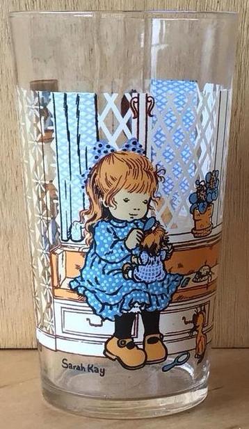Vintage glas Sarah Kay - ZGAN beschikbaar voor biedingen
