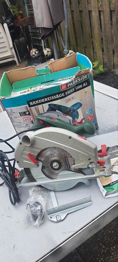 Parkside Handcirkelzaag PHKS 1300 A1, Doe-het-zelf en Verbouw, Gereedschap | Zaagmachines, Nieuw, Cirkelzaag, 1200 watt of meer