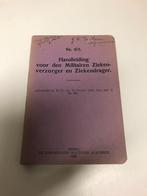 Handleiding No 472 Voor den Militairen ziekenverzorger KMA 1, Verzamelen, Militaria | Tweede Wereldoorlog, Nederland, Boek of Tijdschrift