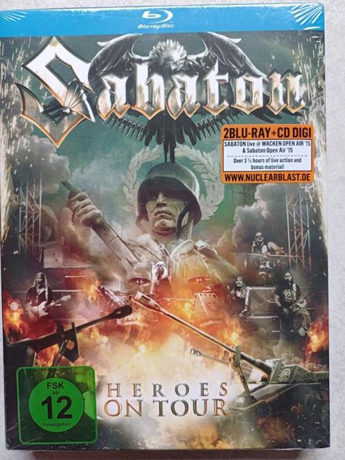 Sabaton Heroes on tour (NIEUW), 2 blu-ray+cd. Live at Wacken, Cd's en Dvd's, Blu-ray, Nieuw in verpakking, Muziek en Concerten