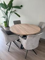 Set (4) Draaibare Eetkamerstoelen | ALS NIEUW!, Huis en Inrichting, Stoelen, Ophalen of Verzenden, Zo goed als nieuw