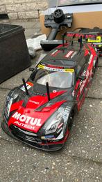 Tamiya TT02 Nissan GT-R, Elektro, Ophalen of Verzenden, Zo goed als nieuw, Schaal 1:10